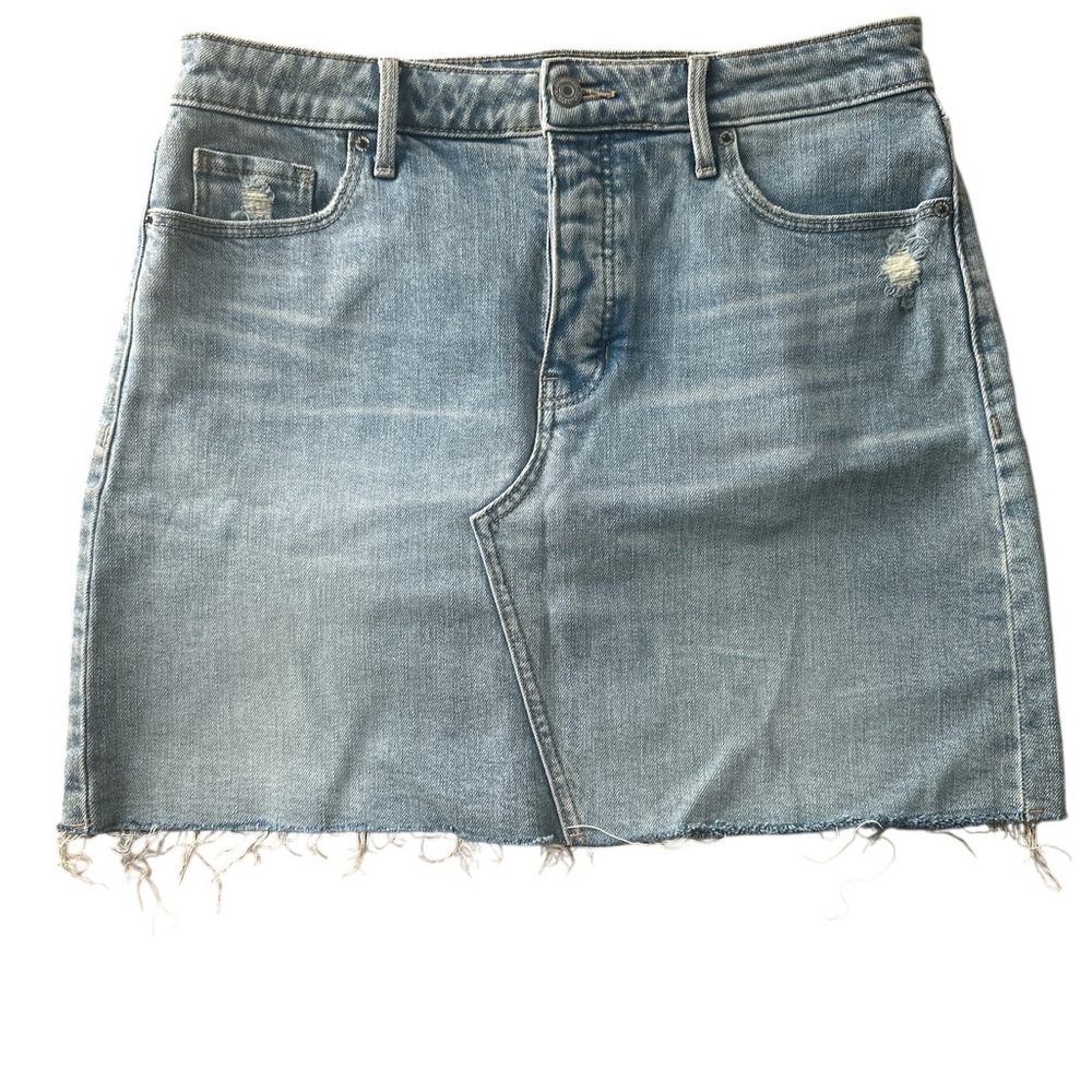 Old Navy Blue Mini Pencil Skirt Casual